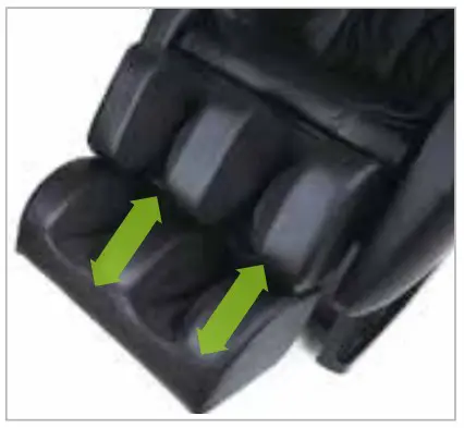 Leg extension settings