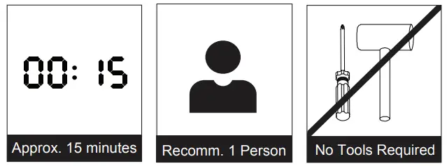 Furinno 22063 Helena 4 Tier Multifunction Rolling Kitchen Cart - FIG 1