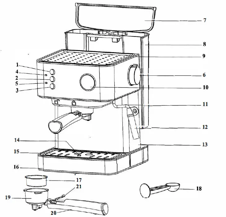 cecotec 1556 Coffee Machine fig (1)