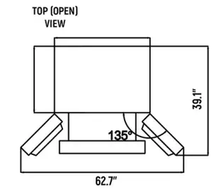 COSMO COS-FDR225 Series 4 Door French Door Counter Depth Refrigerator - Fig 24