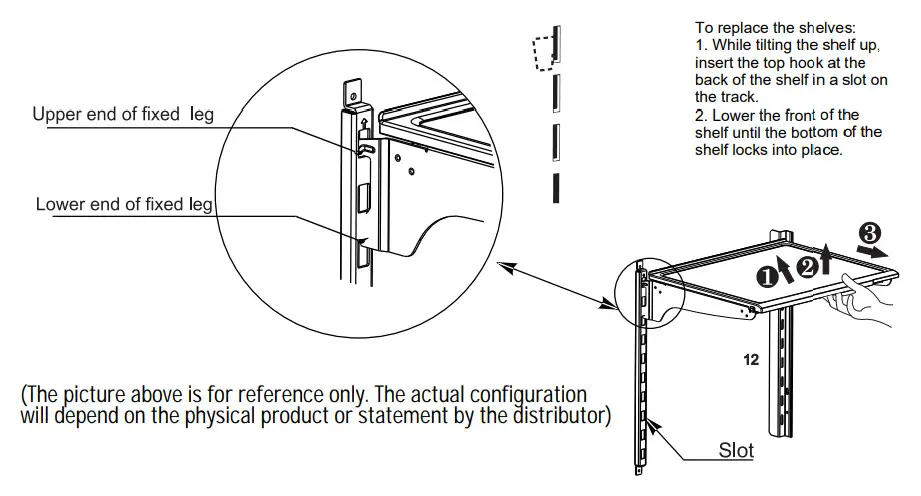 COSMO COS-FDR225 Series 4 Door French Door Counter Depth Refrigerator - Fig 34