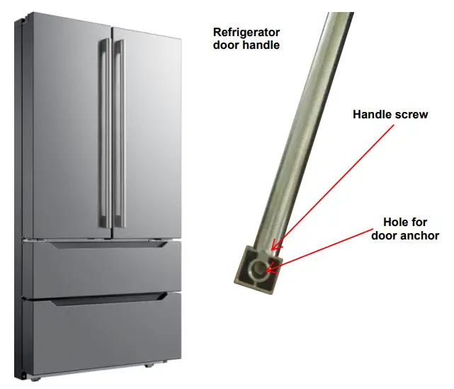 COSMO COS-FDR225 Series 4 Door French Door Counter Depth Refrigerator - Fig 6
