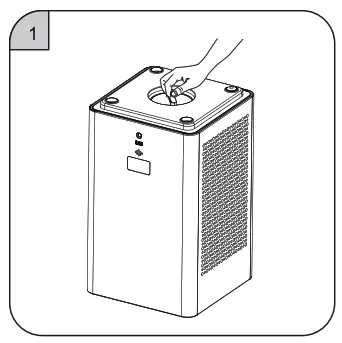 DeedMo AP1273 True Hepa Air Purifier - purifer 1