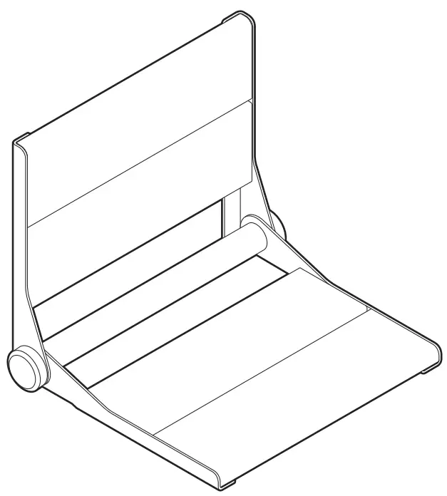 INVISIA INV-WSFD-18 Serena-Seat Pro Folding Bamboo Shower Seat-FIG1