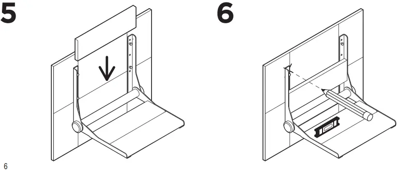 INVISIA INV-WSFD-18 Serena-Seat Pro Folding Bamboo Shower Seat-FIG11