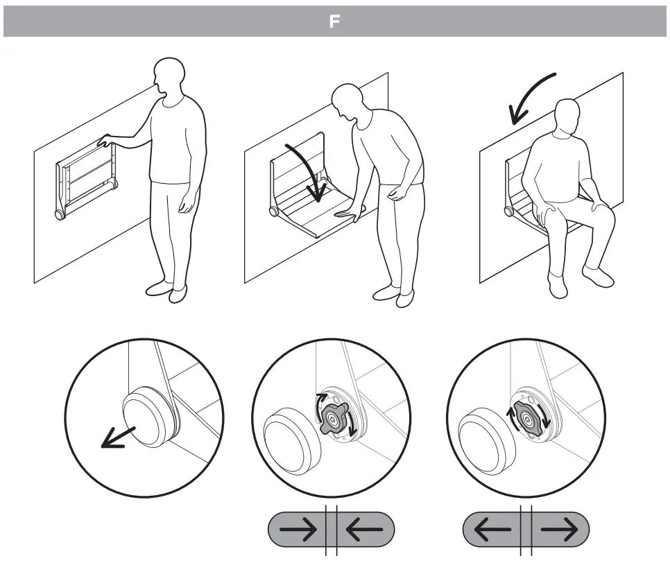 INVISIA INV-WSFD-18 Serena-Seat Pro Folding Bamboo Shower Seat-FIG16