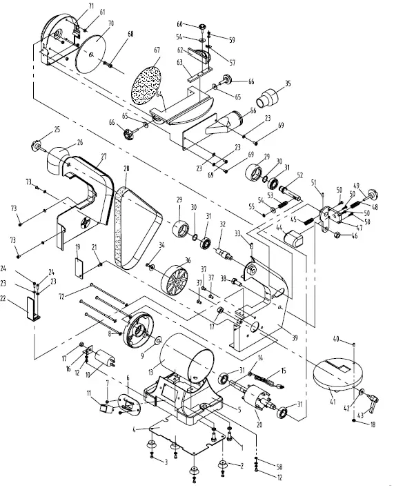 WEN AT1305-1 x 30 Inch-Belt-Sander-with-5-Inch-Sanding-Disc-FIG- (13)