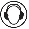 Wear ear protection icon