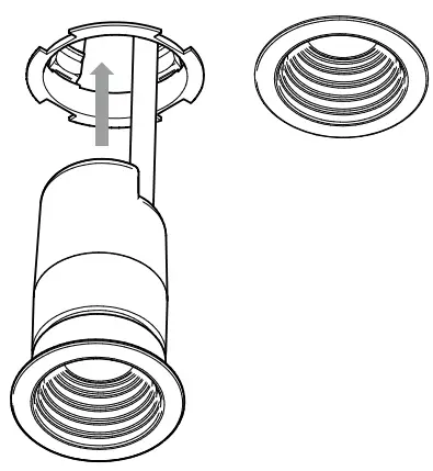 LUMASCAPE LS9407LED Vedita Ceiling Cavity Mount Downlight Luminaire-fig5