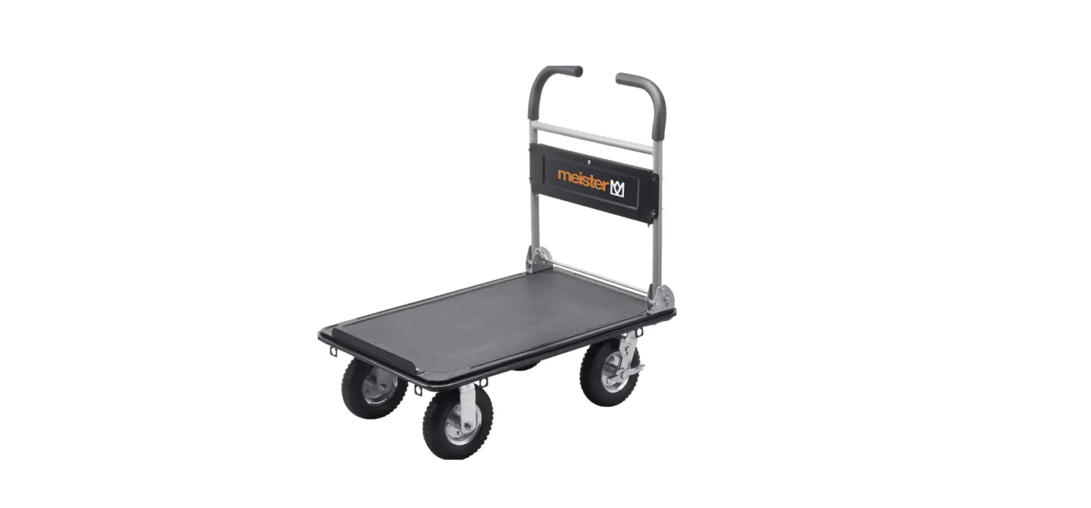 Meister 8985700 Folding Transportation Cart For Heavy Loads And Uneven Surfaces Instruction Manual Meister 8985700 Folding Transportation Cart For Heavy Loads And Uneven Surfaces Instruction Manual