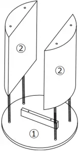 Tables 43029976 ARCHER SIDE TABLE Assembly Step 3