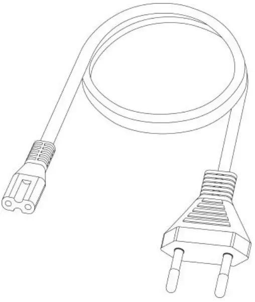 Lenco MC 175SI DAB Plus and FM Radio with CD Player USB and Bluetooth - Power Cord