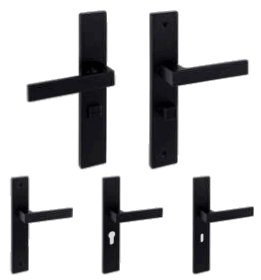 DEURKLINK Eliot On Shield Matte Black 72mm - fig15