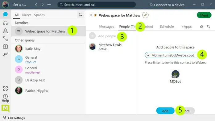 VEXUS Connect with Webex SMS 101 - Figure 1