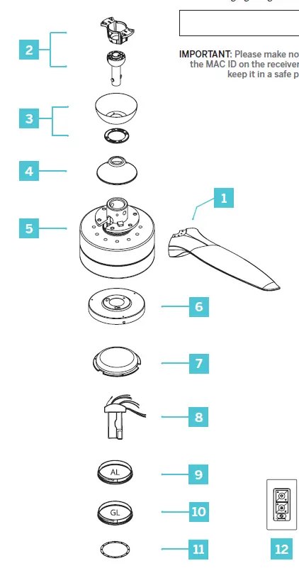 Modern Forms ‎FR-W1813-60L-GW Smart Ceiling Fan 4