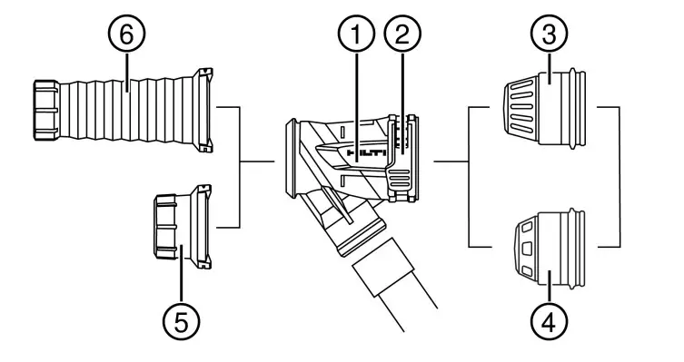 HILTI TE DRS-B Dust Removal System - Figure 3