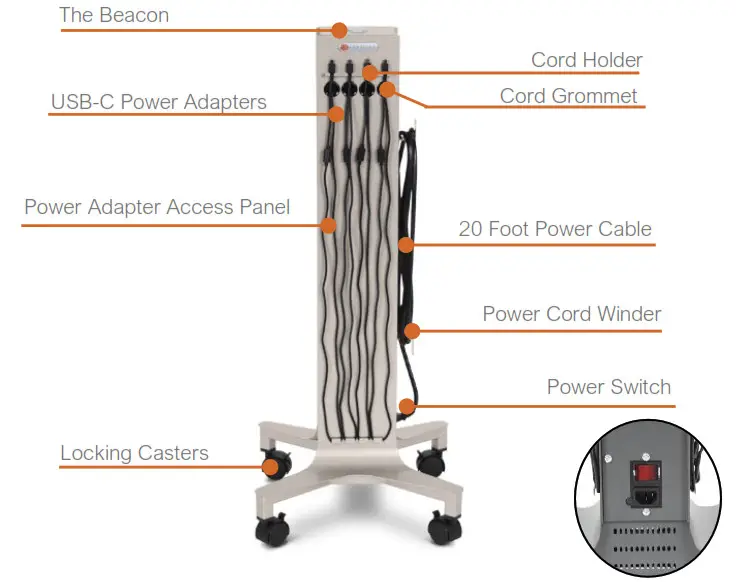 BRETFORD CTWR800-AW Cube Tower - 2