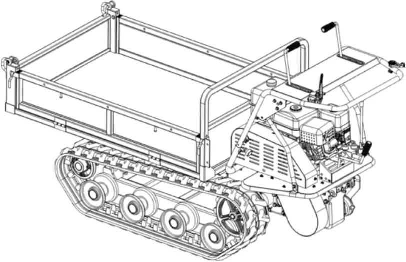 HYUNDAI HYMD500-4BH Mini Dumper