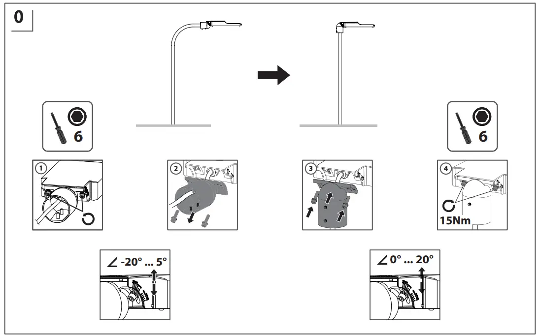 VIZULO Micro Martin Smooth LED Street Luminaire - fig 2