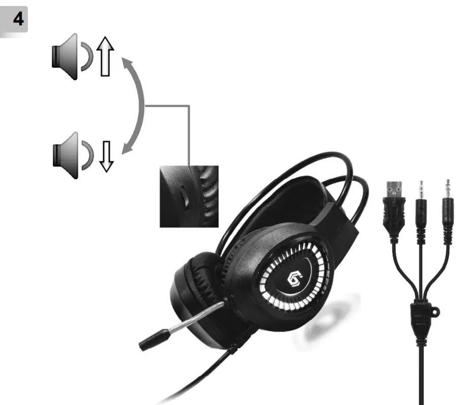 GMB GAMING GGS-UMGL4-01 4-in-1 Backlight Gaming Kit - fig6