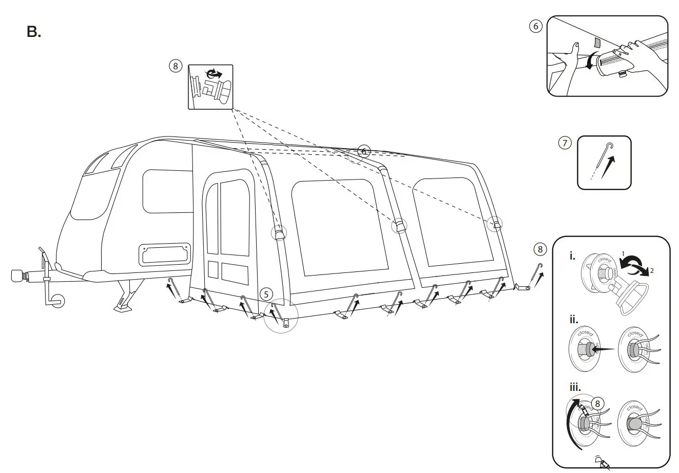 Vango AWSBALLSH000004 Balletto Air 260 Elements Shield Caravan Awning Instruction Manual - Balletto - TAKING down & packing