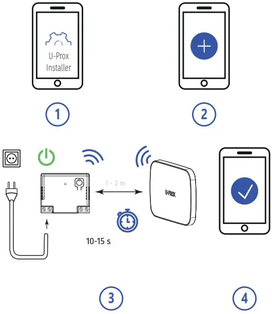 U PROX Wireless Relay AC Module - REGISTRATION