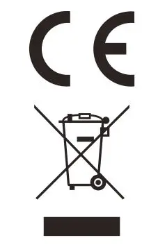 ce, disposal icon