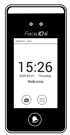 FINGeRTEC Face ID 6 Face Recognition with Mask On