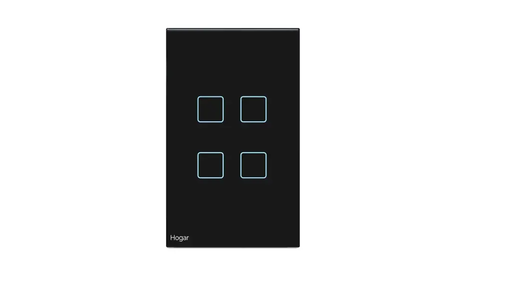 Hogar Controls 4 Touch Panel Switch Htp-4s0 Manual Hogar Controls 4 Touch Panel Switch Htp-4s0 Manual