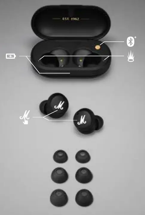 Marshall Mode II True Wireless Earbuds 1