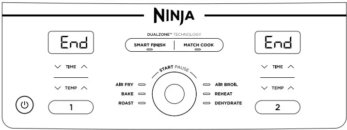 COOKING WITH TWO ZONES