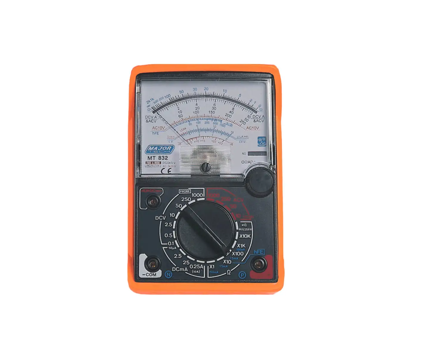Major Tech Mt832 Analogue Multimeter Instruction Manual