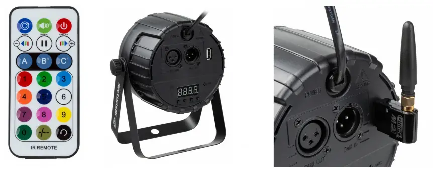 JB systems Ultra-Compact RGB COB LED Projector - Figure 1