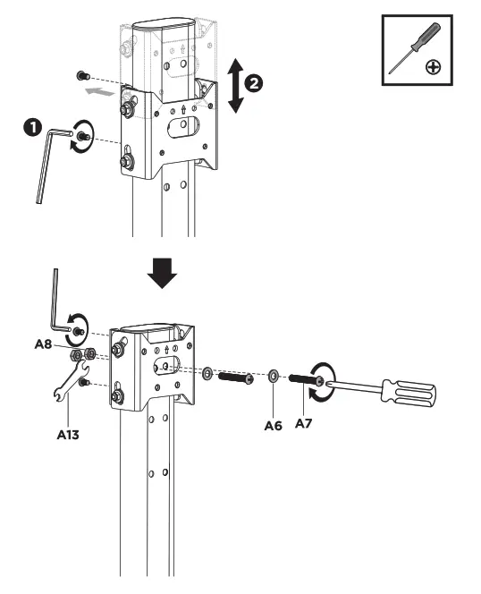 alza APW-EGTTS310B 32 Inch TV Stand - 4