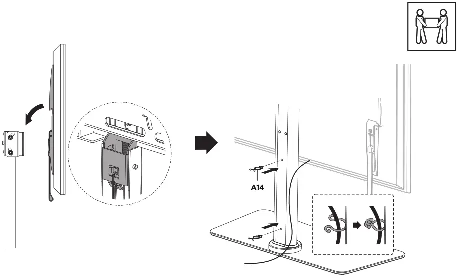 alza APW-EGTTS310B 32 Inch TV Stand - 7