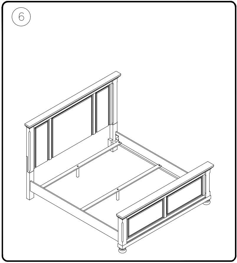ASHLEY B74254 Robbinsdale Queen Panel Footboard - fig 6