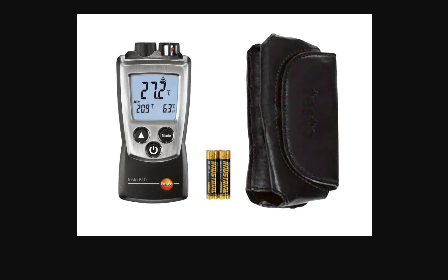 Testo 810 Channel Infrared Thermometer Instruction Manual