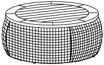 allen plus roth GSS00405A Mclean Hanging Daybed 1