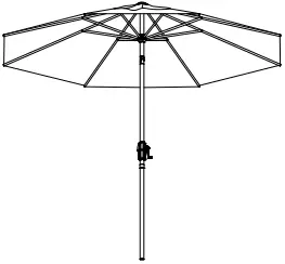 allen plus roth GSS00405A Mclean Hanging Daybed 2