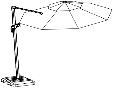 allen plus roth GSS00405A Mclean Hanging Daybed 3