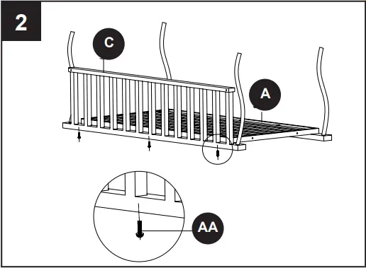 allen plus roth GSS00405A Mclean Hanging Daybed C2