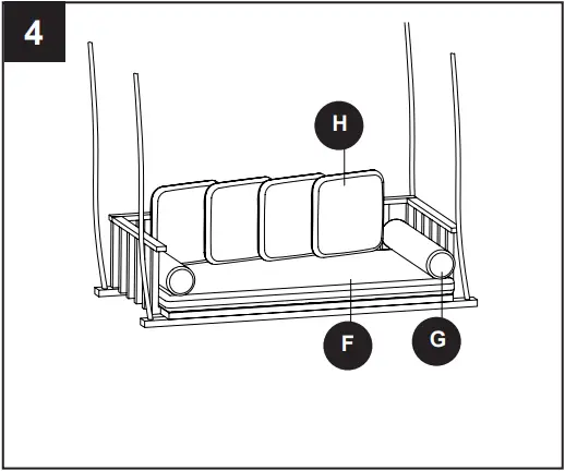 allen plus roth GSS00405A Mclean Hanging Daybed C4