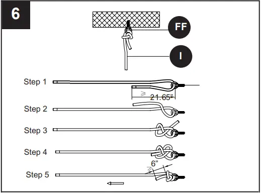 allen plus roth GSS00405A Mclean Hanging Daybed C6