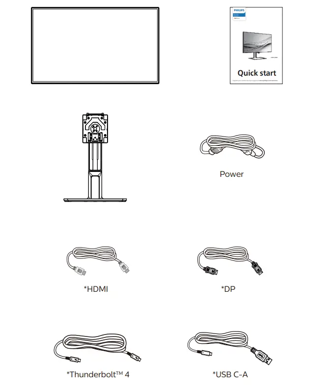 PHILIPS 27B1U7903 Brilliance 7000 Professional Monitor - Package