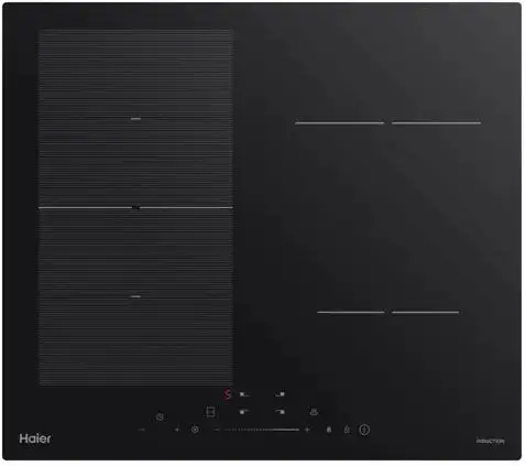 Haier-HCI604FTB3-60cm Induction-Cooktop 4 Zones with Flexi Zone