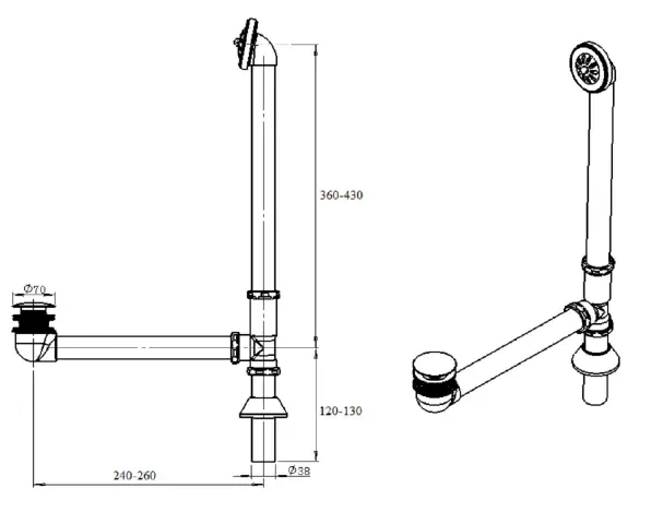 ALTAIR-52064-BAT-WH-BB-Freestanding-Tub-with-Metal-Feet- (6)