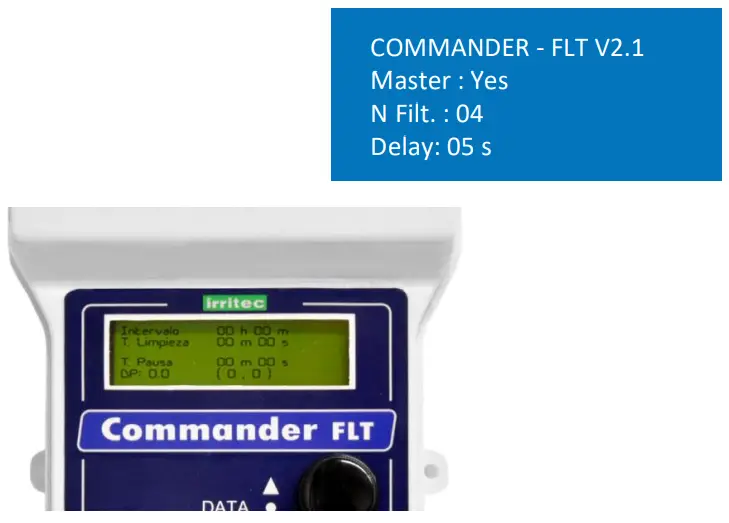 irritec Commander FLT KTB Automation Kit - between washes