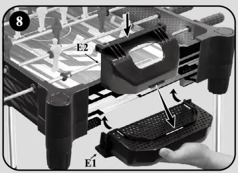 FOOTBALL TABLE ASSEMBLY INSTRUCTIONS