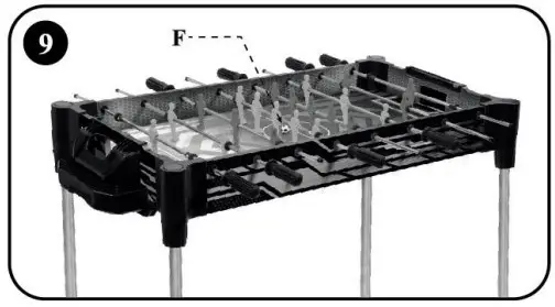FOOTBALL TABLE ASSEMBLY INSTRUCTIONS