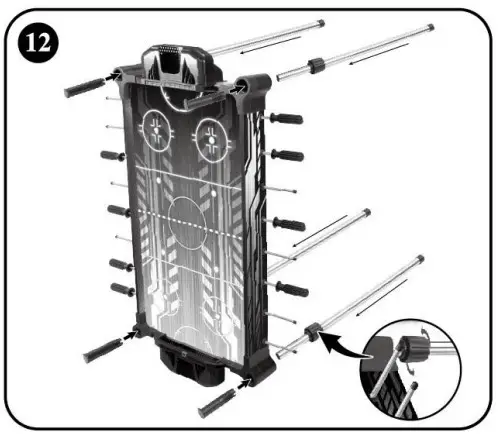 FOOTBALL TABLE ASSEMBLY INSTRUCTIONS